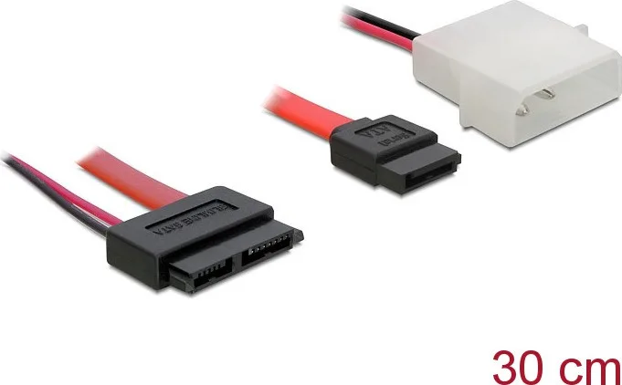 DeLock - Cable 0.3m Κόκκινο 84390 - Image 1