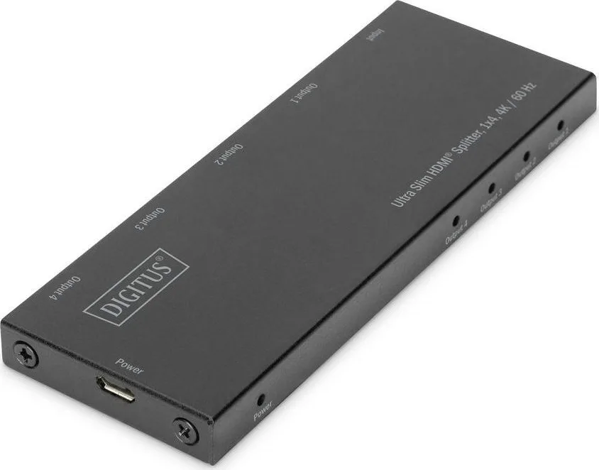 20211026103319_digitus_ultra_slim_hdmi_splitter_1x4_4k_60_hz_ds_45323 Digitus Ultra Slim 1x4, 4K / 60 Hz HDMI Splitter DS-45323 - Image 1