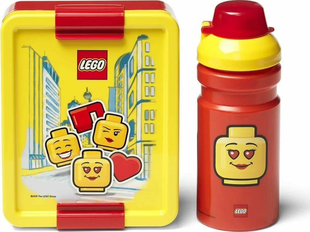 20211027115610_lego_iconic_girl_plastiko_paidiko_set_fagitou_bright_red_rc40581725 LEGO Iconic Girl Πλαστικό Παιδικό Σετ Φαγητού Κόκκινο 17 x 13.5εκ. 40581725 - Image 1