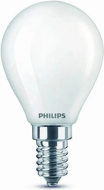 Philips Λάμπα LED 4.3W 82mm για Ντουί E14 και Σχήμα P45 Θερμό Λευκό 470lm 929001345555 - Image 1