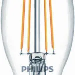 Philips Λάμπα LED 4.3W 97mm για Ντουί E14 και Σχήμα B35 Θερμό Λευκό 470lm 929001889755