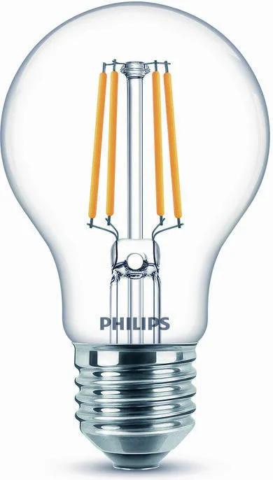 Philips Λάμπα LED 4.3W 106mm για Ντουί E27 και Σχήμα A60 Θερμό Λευκό 470lm 929001890055 - Image 1
