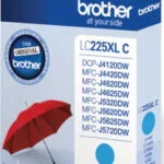 Brother LC225XL Γνήσιο Μελάνι Εκτυπωτή InkJet Κυανό (LC-225XLC)