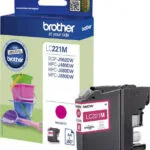 Brother LC221 Γνήσιο Μελάνι Εκτυπωτή InkJet Ματζέντα (LC-221M)