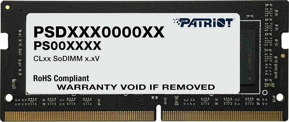20211102150625_patriot_signature_line_8gb_ddr4_ram_me_sychnotita_3200mhz_gia_laptop_psd48g320081s Patriot Signature Line DDR4 με Module 1x8GB και Ταχύτητα 3200 για Laptop PSD48G320081S - Image 1