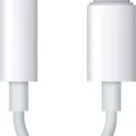 Apple Μετατροπέας Lightning male σε 3.5mm female Λευκό 1τμχ MMX62AM/A