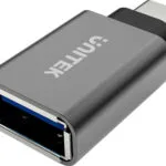 Unitek Μετατροπέας USB-C male σε USB-A female Γκρι 1τμχ Y-A025CGY