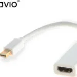 Savio Μετατροπέας mini DisplayPort male σε HDMI female Λευκό 1τμχ CL-57