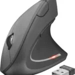 Trust Verto Ergonomic Ασύρματο Vertical Ποντίκι Μαύρο