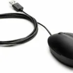 HP 320Μ Ενσύρματο Ποντίκι Μαύρο