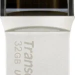 Transcend JetFlash 890 32GB USB 3.1 Stick Ασημί