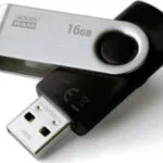 GoodRAM UTS2 16GB USB 2.0 Stick Μαύρο