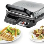 Tefal Ultra Compact 600 Comfort Τοστιέρα Γκριλιέρα με Αποσπώμενες Πλάκες 2000W Inox