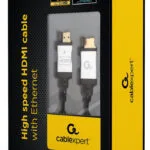 Cablexpert HDMI 1.4 Cable HDMI male - HDMI male 7.5m Μαύρο CCB-HDMIL-7.5M