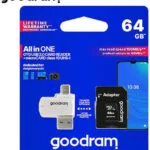 GoodRAM microSDXC 64GB Class 10 U1 UHS-I με USB Reader