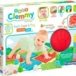 Baby Clementoni Τουβλάκια Touch, Crawl & Play για 6+ Μηνών 16τμχ 17352