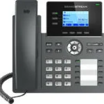 Grandstream GRP2604P Ενσύρματο Τηλέφωνο IP 6 γραμμών Μαύρο