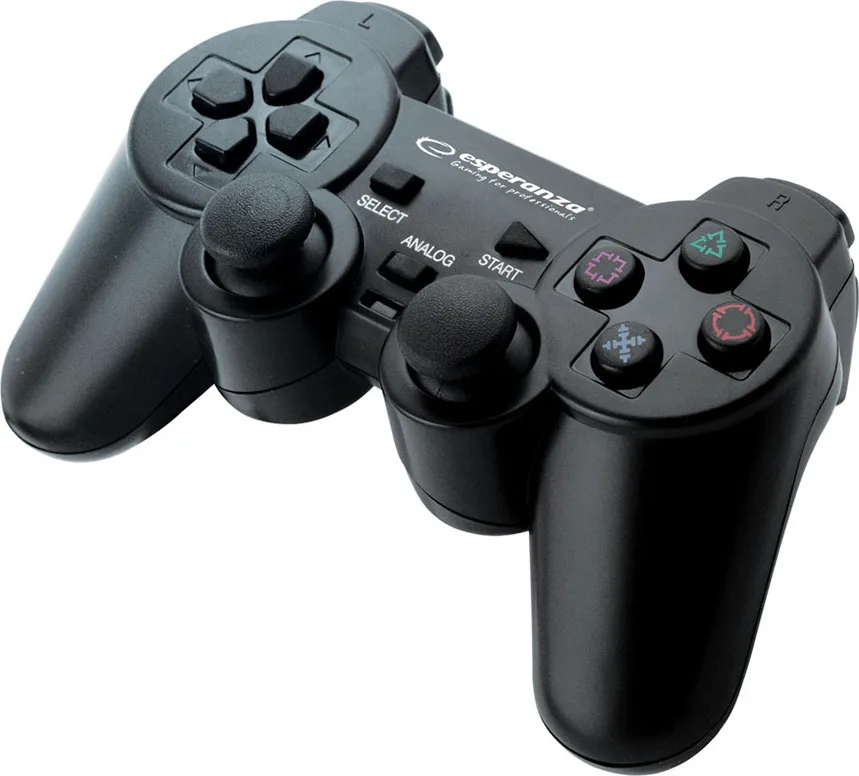 Esperanza Corsair Ενσύρματο Gamepad για PC / PS3 Black - Image 1