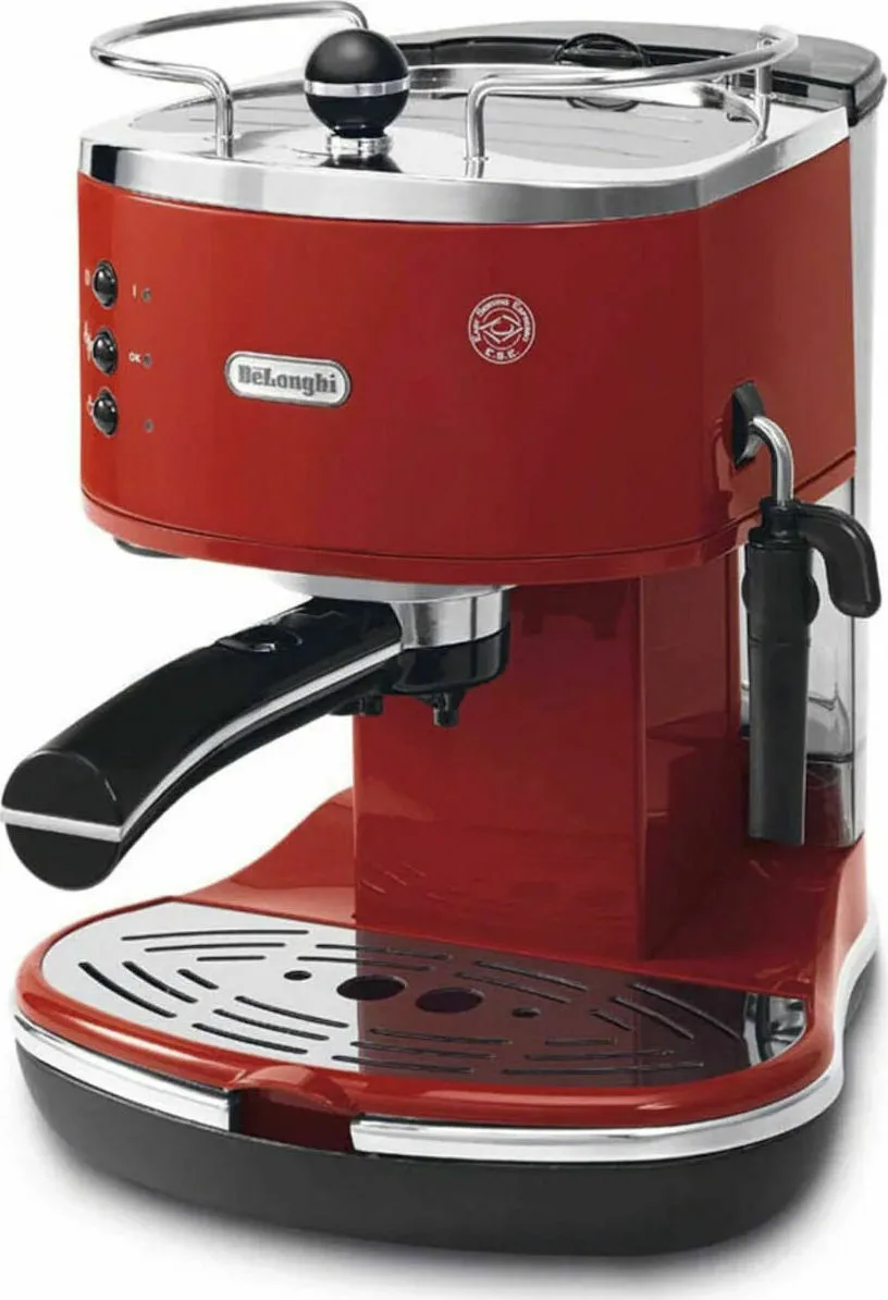 De'Longhi Espresso Icona Eco Μηχανή Espresso 1100W Πίεσης 15bar Κόκκινη - Image 1