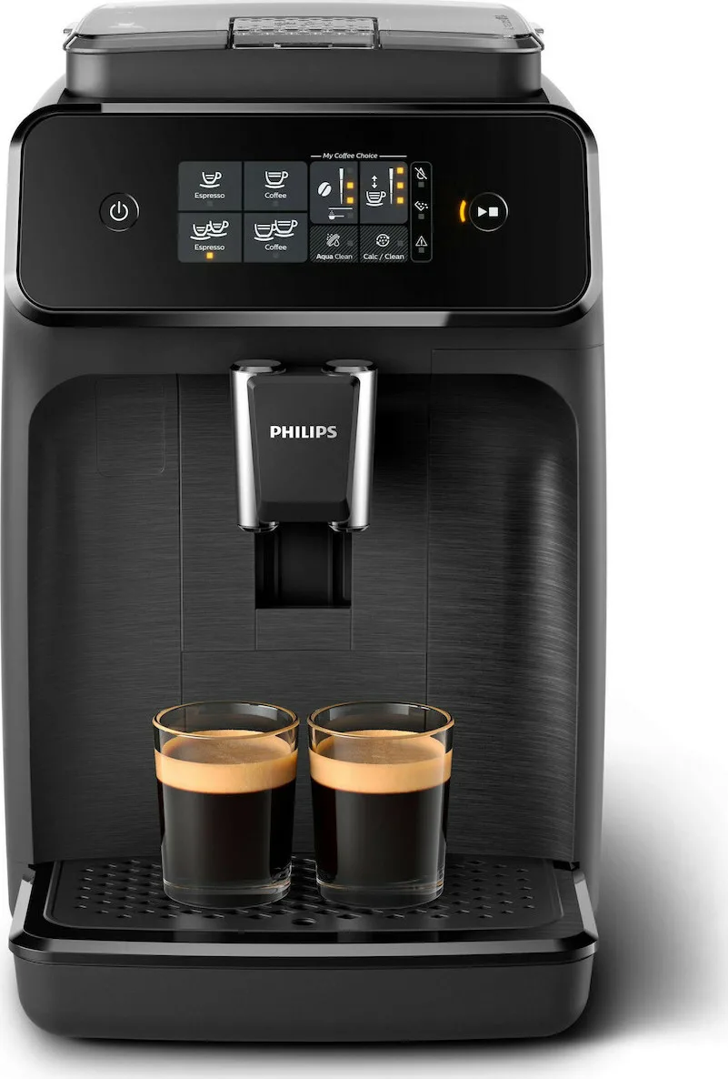 20211110111946_philips_ep1200_00_aytomati_michani_espresso_1500w_piesis_15bar_me_mylo_alesis Philips Series 1200 Αυτόματη Μηχανή Espresso 1500W Πίεσης 15bar με Μύλο Άλεσης Μαύρη - Image 1