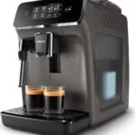 Philips Series 2200 Αυτόματη Μηχανή Espresso 1500W Πίεσης 15bar με Μύλο Άλεσης Γκρι