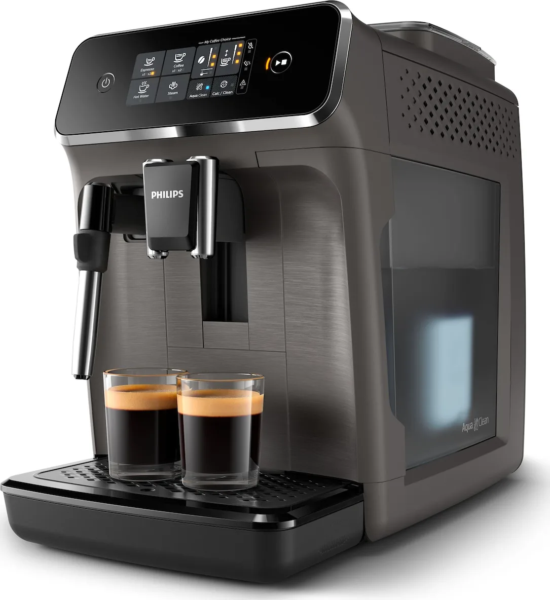 Philips Series 2200 Αυτόματη Μηχανή Espresso 1500W Πίεσης 15bar με Μύλο Άλεσης Γκρι - Image 1
