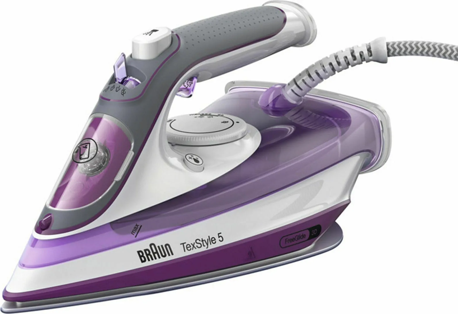 Braun TexStyle 5 SI 5037 VI Σίδερο Ατμού 2700W με Κεραμική Πλάκα και Συνεχόμενη Παροχή 50gr/min S7818046 - Image 1