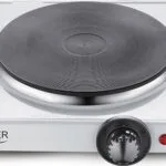 Adler AD-6503 Επιτραπέζια Εστία Εμαγιέ Μονή Λευκή