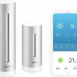 Netatmo Weather Station NWS01-EC Ασύρματος Μετεωρολογικός Σταθμός Ψηφιακός Επιτραπέζιος Ασημί