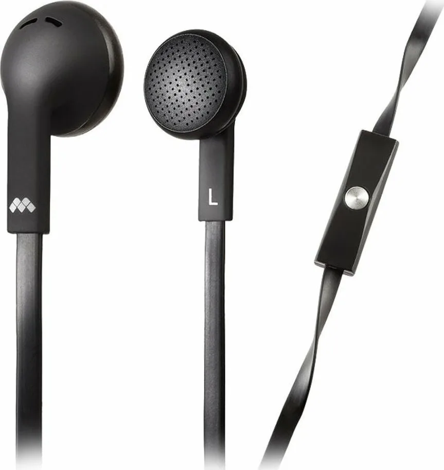 Meliconi Speak Flat Earbuds Handsfree με Βύσμα 3.5mm Μαύρο - Image 1