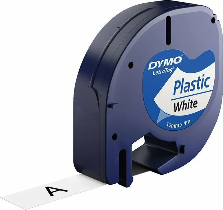 Dymo 91221 Ταινία Ετικετογράφου 4m x 12mm S0721660 σε Λευκό Χρώμα - Image 1