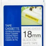 Brother TZE-S241 Ταινία Ετικετογράφου 8m x 18mm σε Λευκό Χρώμα TZE-S241