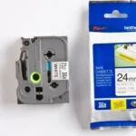 Brother TZE-555 Ταινία Ετικετογράφου 8m x 24mm σε Μπλε Χρώμα TZE-555