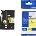 Brother TZE-FX641 Ταινία Ετικετογράφου 8m x 18mm σε Κίτρινο Χρώμα TZE-FX641