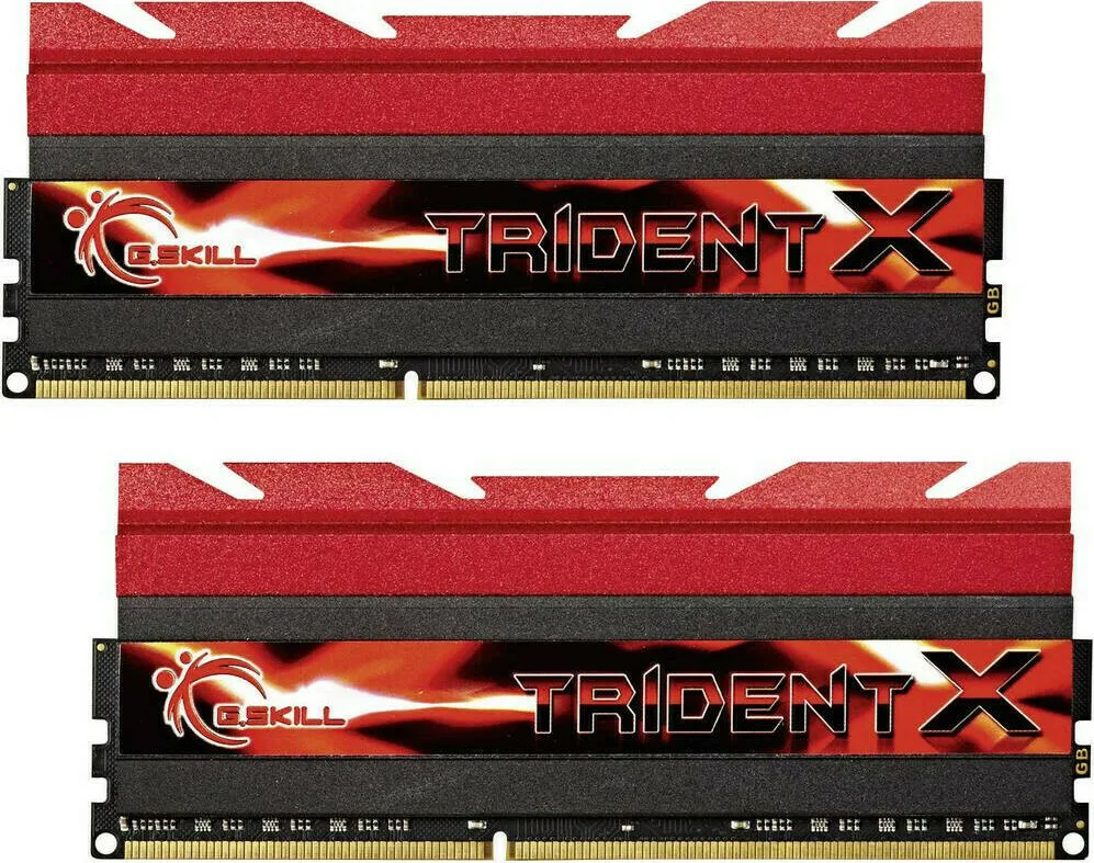 G.Skill TridentX DDR3 8GB RAM με 2x4GB Modules και Ταχύτητα 2400 για Desktop F3-2400C10D-8GTX - Image 1