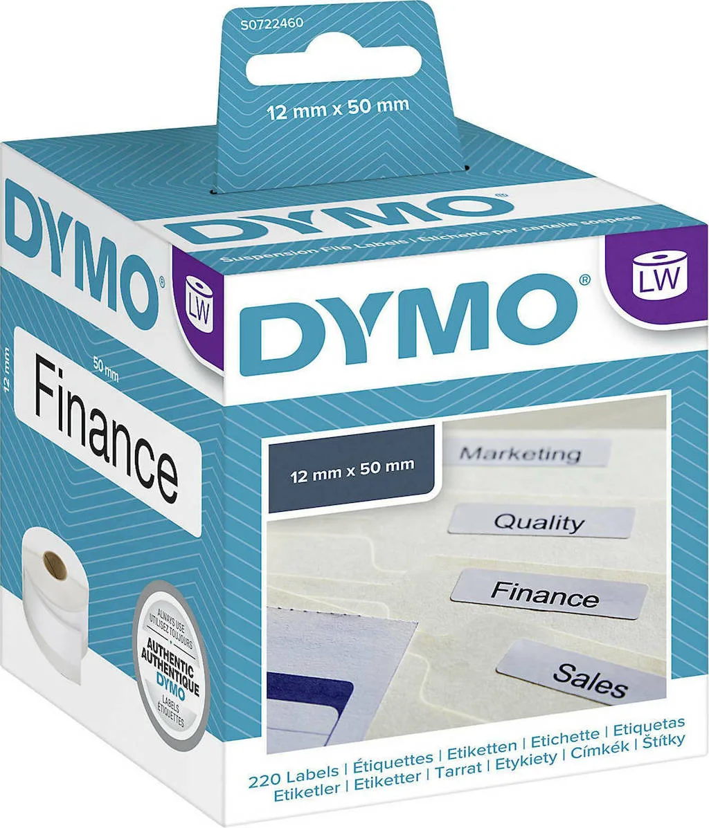 20211116162050_dymo_99017_s0722460_220_aytokollites_etiketes_se_rolo_gia_ektypoti_etiketon_50x12mm Dymo 99017 S0722460 220 Αυτοκόλλητες Ετικέτες σε Ρολό για Εκτυπωτή Ετικετών 50x12mm - Image 1