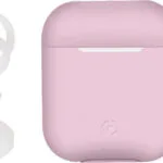 Celly AirCase Θήκη Σιλικόνης σε Ροζ χρώμα για Apple AirPods
