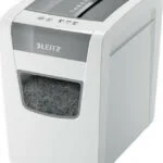 Leitz Καταστροφέας Εγγράφων IQ Slim Home Office P4 Cross Cut 10 Φύλλων με Κάδο 23lt 80010000