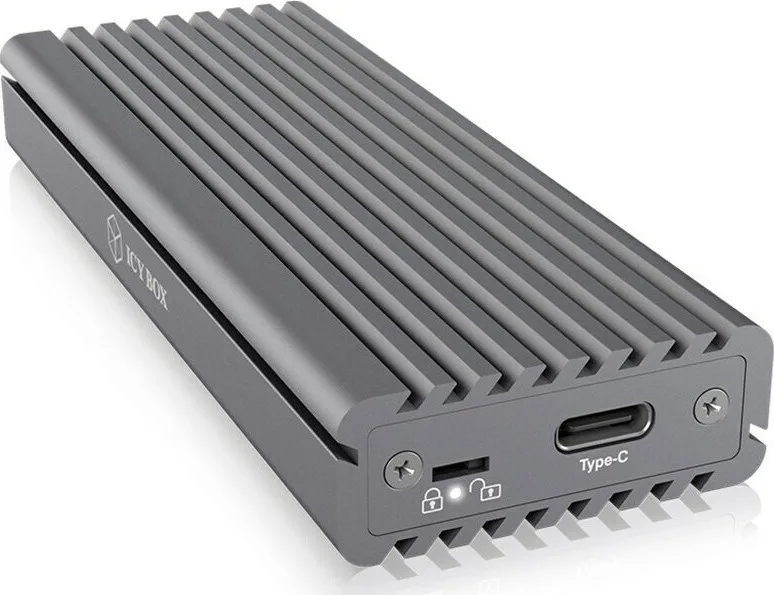 Icy Box IB-1817MC-C31 Θήκη για Σκληρό Δίσκο M.2 PCI Express NVME με σύνδεση USB 3.1 Type-C σε Γκρι χρώμα IB-1817MC-C31 - Image 1