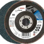 Bosch X571 Δίσκος Λείανσης Μετάλλου 125mm P80 2608606924