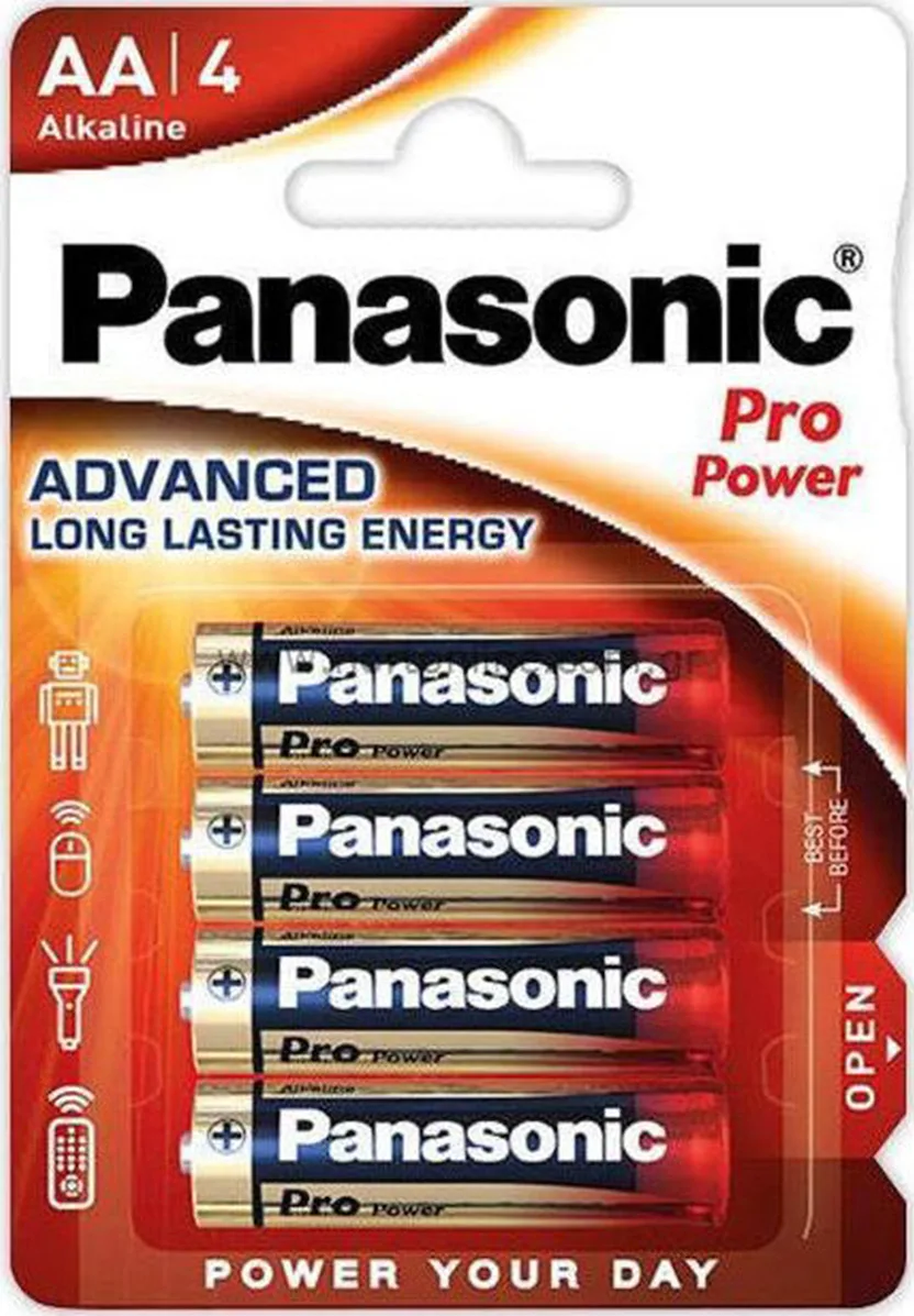 20211122150237_panasonic_pro_power_alkalikes_mpataries_aa_1_5v_4tmch Panasonic Pro Power Αλκαλικές Μπαταρίες AA 1.5V 4τμχ LR6PPG/4BP - Image 1