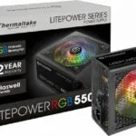 Thermaltake Litepower RGB 550W Μαύρο Τροφοδοτικό Υπολογιστή Full Wired