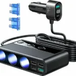 Joyroom JR-CL06 Φορτιστής Αυτοκινήτου 154W 3A Γρήγορης Φόρτισης με Θύρες: 5xUSB 1xType-C 3xΑναπτήρα Μαύρο Χρώμα 277540