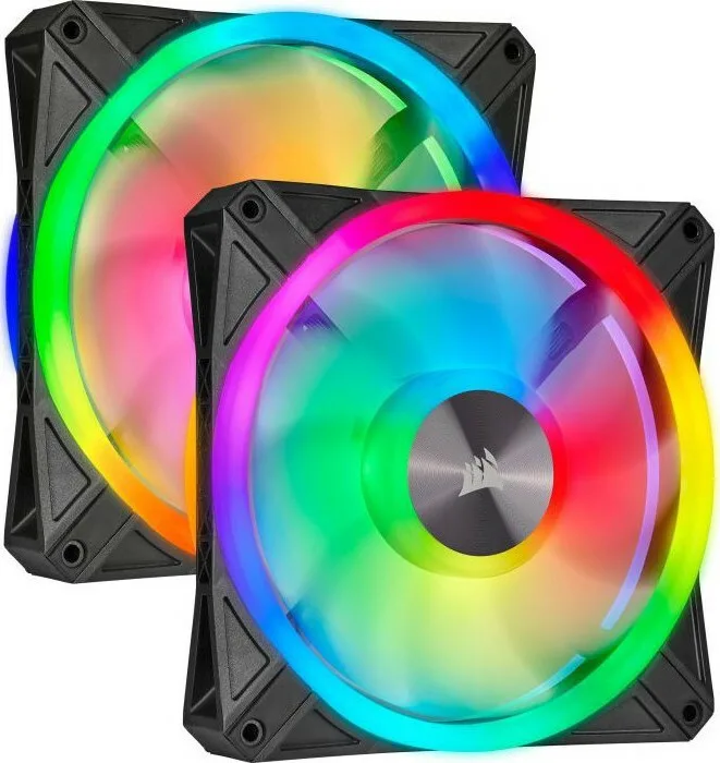 Corsair iCUE QL140 RGB Case Fan με Σύνδεση 4-Pin PWM 2τμχ - Image 1