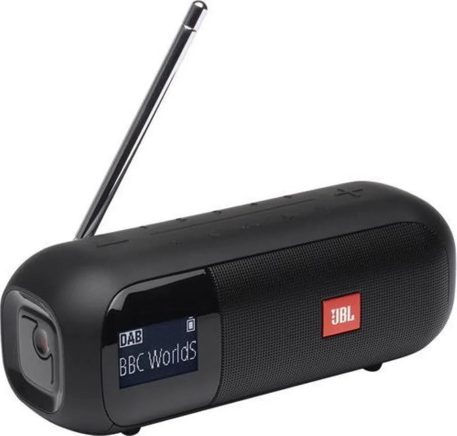 JBL Tuner 2 Αδιάβροχο Ηχείο Bluetooth 5W με Ραδιόφωνο και Διάρκεια Μπαταρίας έως 12 ώρες Μαύρο - Image 1