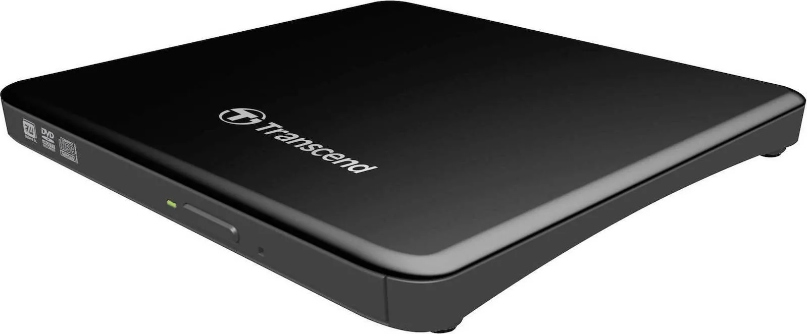 Transcend Εξωτερικός Οδηγός Εγγραφής/Ανάγνωσης CD/DVD για Laptop / Desktop Μαύρο TS8XDVDS-K - Image 1