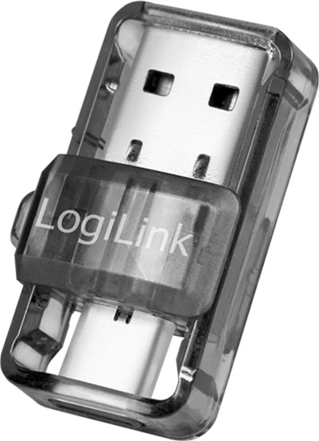 20211124171139_logilink_bluetooth_5_0_usb_3_2_usb_a_usb_c_adapter LogiLink USB-C Bluetooth 5.0 Adapter με Εμβέλεια 10m Γκρι (BT0054) - Image 1
