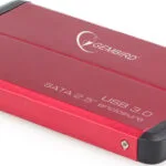 Gembird Θήκη για Σκληρό Δίσκο 2.5" SATA III με σύνδεση USB 3.0 σε Κόκκινο χρώμα EE2-U3S-2-R