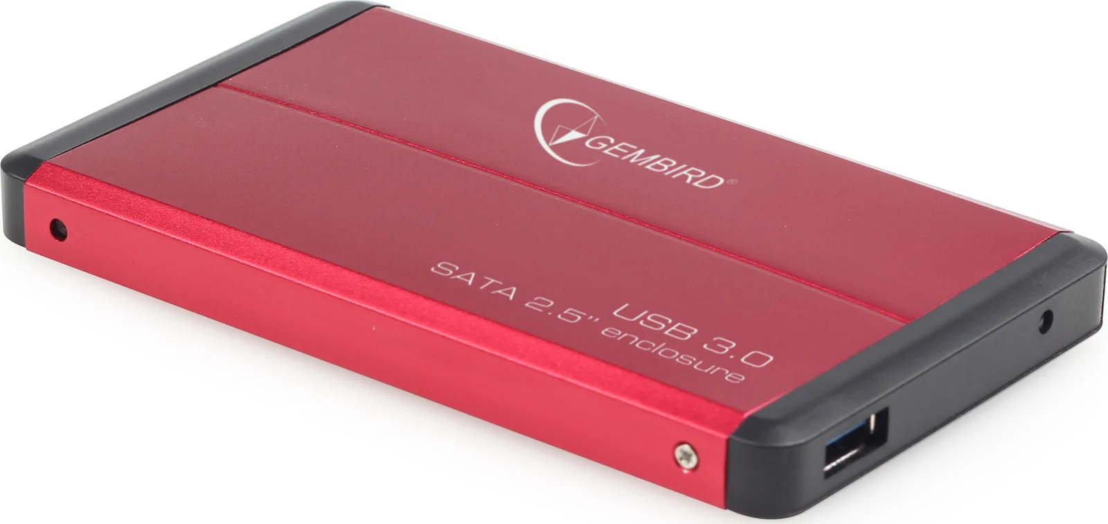 Gembird Θήκη για Σκληρό Δίσκο 2.5" SATA III με σύνδεση USB 3.0 σε Κόκκινο χρώμα EE2-U3S-2-R - Image 1