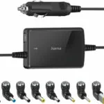 HAMA Slim & Light Universal Car Notebook Power Supply Unit, 15 - 19 V/70W Universal Φορτιστής Laptop 70W 19V 4.5A με Αντάπτορα Τροφοδοσίας και με σετ βυσμάτων (00200008)